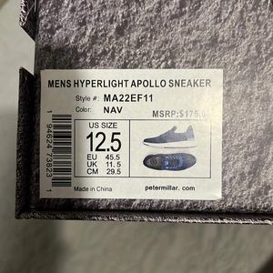 NWT Peter Millar Hyperlight Apollo Sneaker